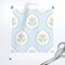 Grandmillennial Traditional Classic Garden Flowers Bloom Preppy Textured Woven Blue Pink Green Feminine Delicate Cottagecore Custom Printed Fabric by Spoonflower Various Fabrics by the Yard or Fat Quarter 17309310